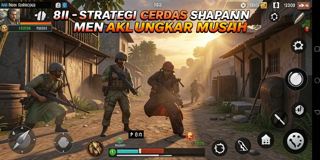 Tampilan gameplay yang menarik dan strategi menawan di 8II.