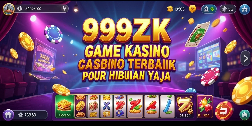 Screenshot gameplay 999ZK menampilkan keseruan permainan kasino.