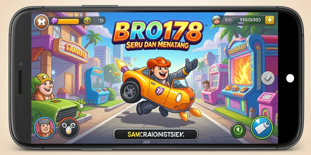 Screenshot gameplay BRO178 yang penuh aksi seru.
