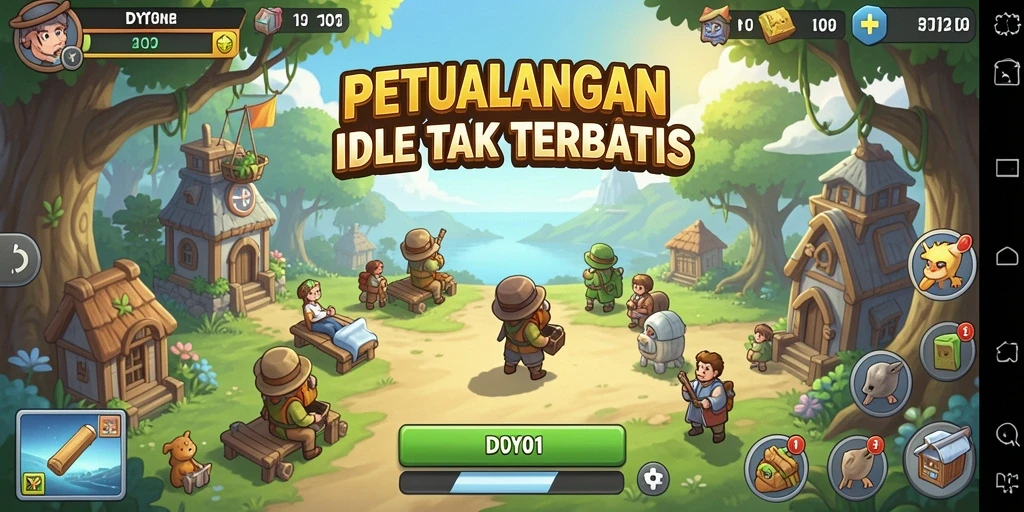 Tampilan gameplay DY01 yang menarik dan penuh warna.