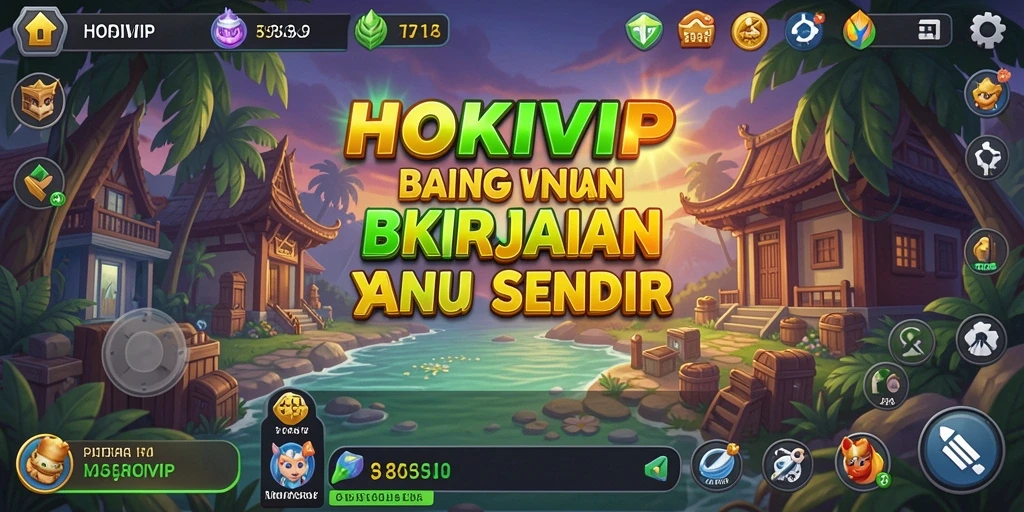 Screenshot gameplay HOKIVIP menampilkan pengelolaan bisnis yang strategis.