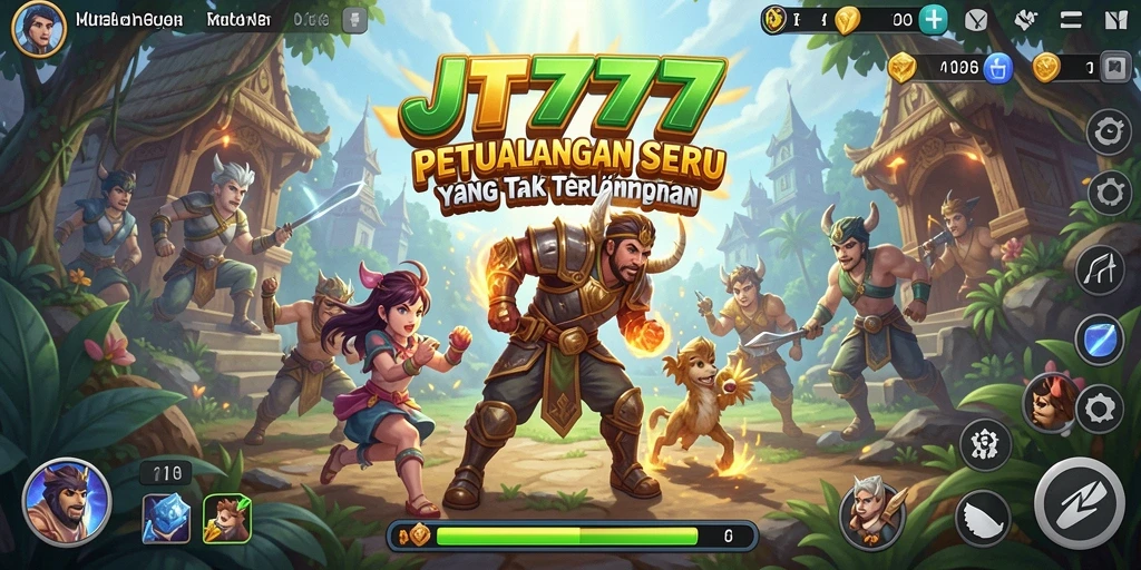 Tangkapan layar gameplay JT777 menampilkan aksi petualangan yang mendebarkan.
