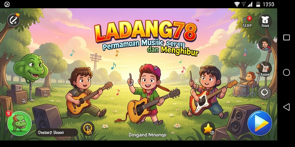 Tampilan gameplay <strong>LADANG78</strong> yang menarik dengan variasi lagu.