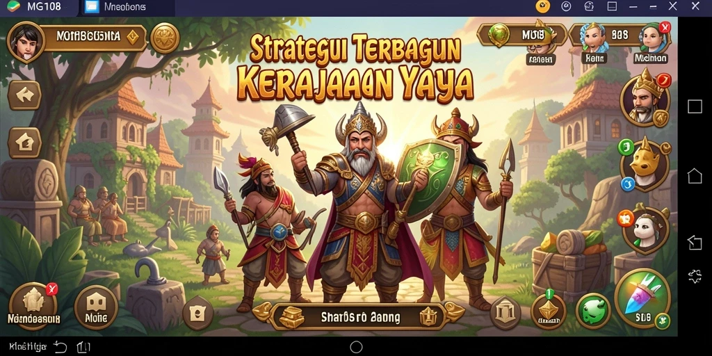 Tampilan gameplay MG108 dengan pertarungan strategis yang mendebarkan.