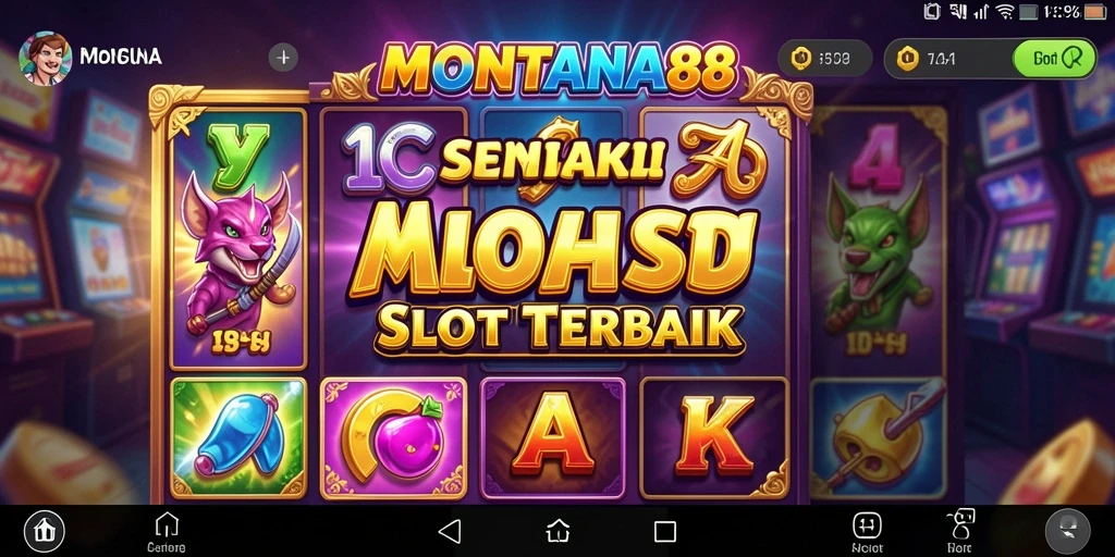 Tampilan gameplay mendebarkan dari game Slot MONTANA88.