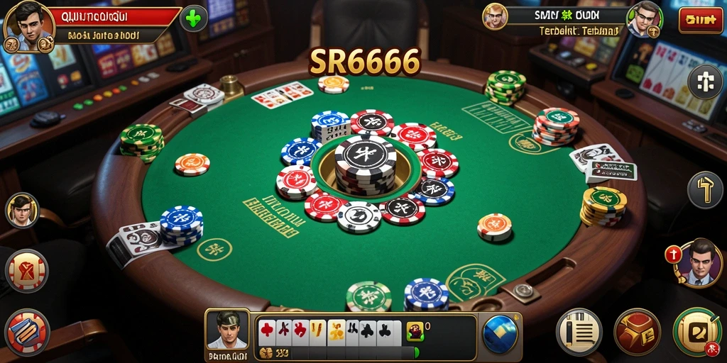 Tampilan gameplay QiuQiu yang seru dan mendebarkan.