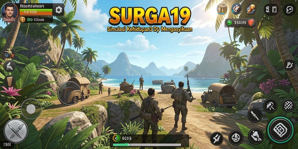 Screenshot gameplay SURGA19 yang menampilkan interaksi sosial yang menarik.